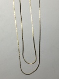 24 Kt Gold Layered Vintage Neckalce 26” Great Condition