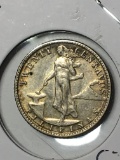 Filipines U S A 1945 Silver 20 Centavos