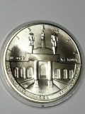 U S A 1 Dollar 1984 Olympics Los Angeles 90 % Silver Gem Bu In Hard Plastic From Mint Set