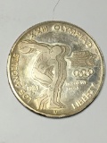 U S Olympics Los Angeles 1984 Silver Dollar Proof Damaged .773 Oz Silver