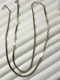 Vintage Gold Plated Necklace Nice 24”