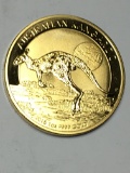 24kt Gold Layered Australian Kangaroo Gold Coin Replica