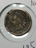 Indian Cent 1859 Thick Planceht
