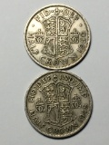British Half Crowns 1948 And 1950