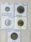 (5) Foreign Coins Cayman Islands, Bahamas, Portugal, Brasil, Eastern Britian