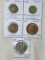 (5) Foreign Coins British Caribean Territory, East Germany, France