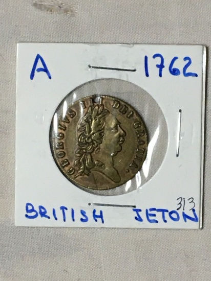 1762 British Jeton