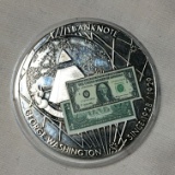 Large George Washington Bank Note Coin