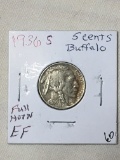 1936 S Buffalo Nickel