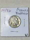 1919 D Buffalo Nickel