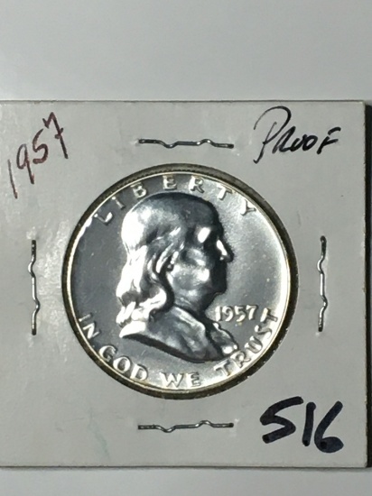 1957 Franklin Half Dollar 