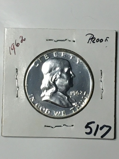 1962 Franklin Half Dollar 