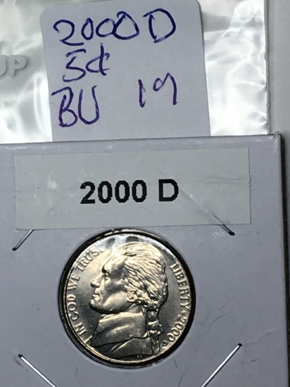 2000 D Jefferson Nickel