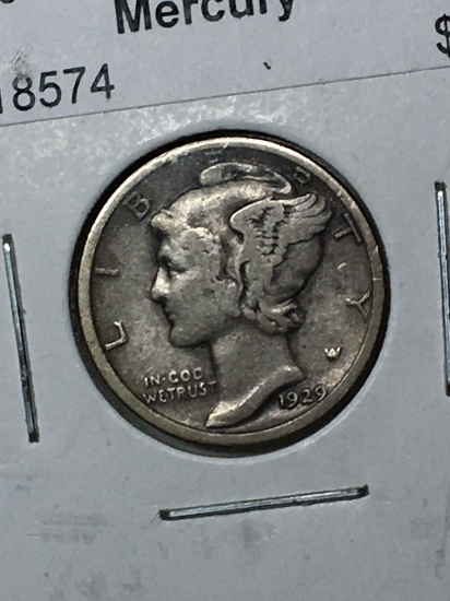 1929 S Mercury Dime