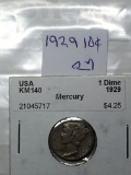 1929 P Mercury Dime