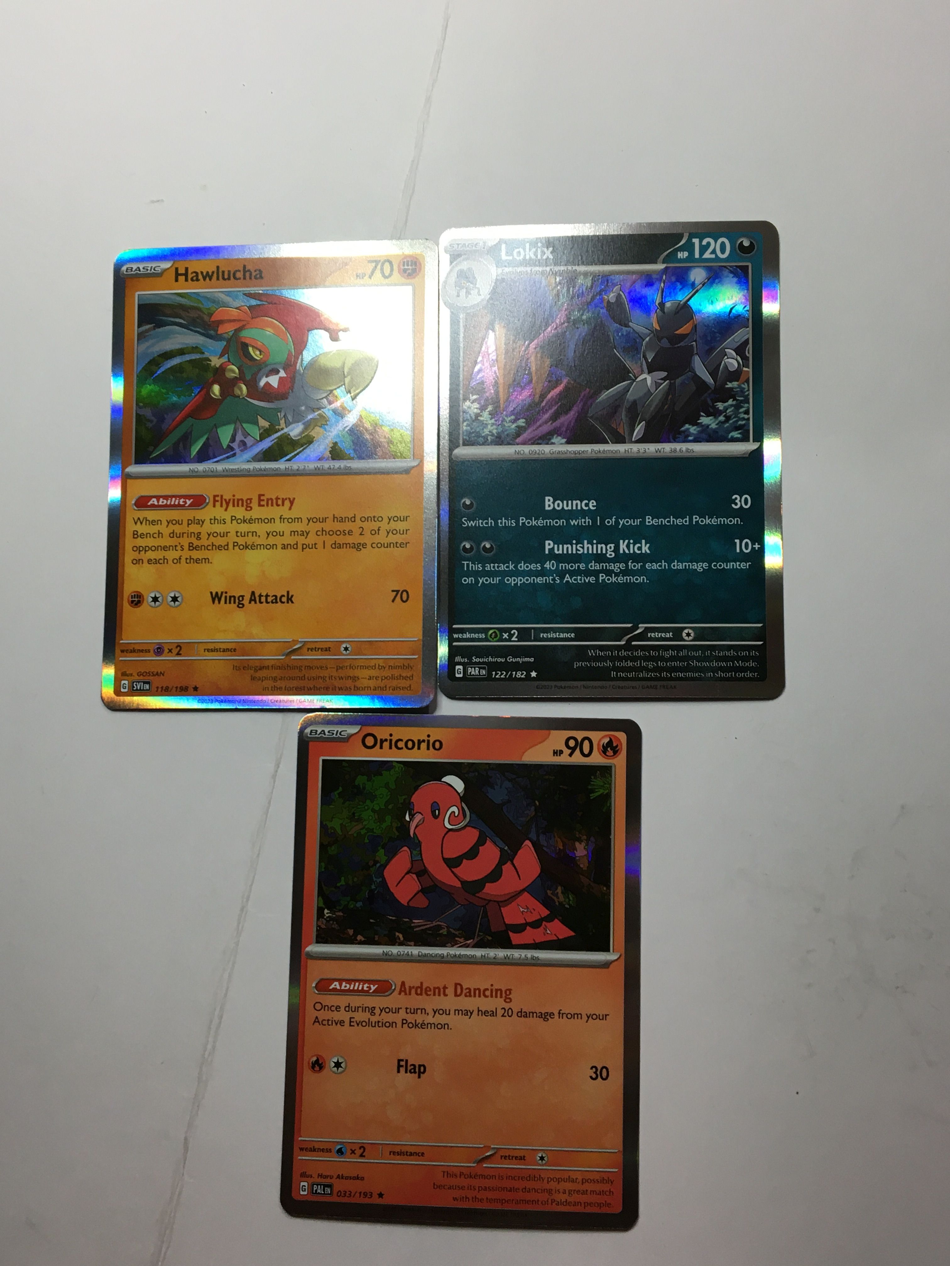 lokix pokemon card Pokemon TCG - Lokix Paldea Evolved Holographic Card 021/193