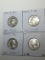 Silver Quarter Lot Of 4 Carded Nice Coins $1 Face Value