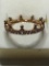 10kt Gold Crown Ring With Diamonds Size 7 2 Grams