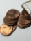 Mixed Unsearched Partial Roll Of Copper Cents Dated 1980 81 82 Errors?