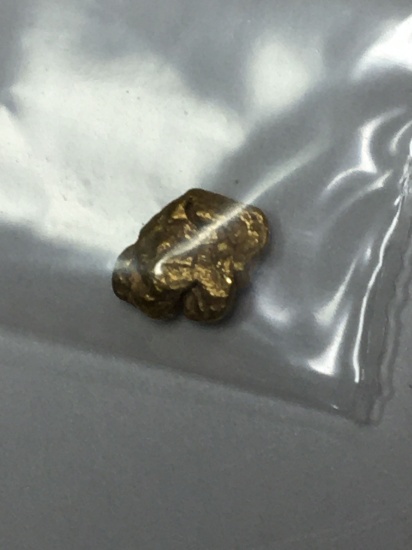 Gold Nugget Huge Chunky 22kt+ Yellow Alaskan .273 Grams Wow Nugget