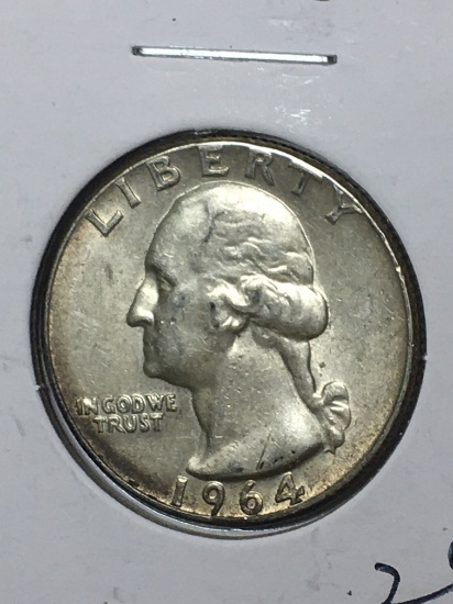Washington Quarter 1964 D 90% Silver