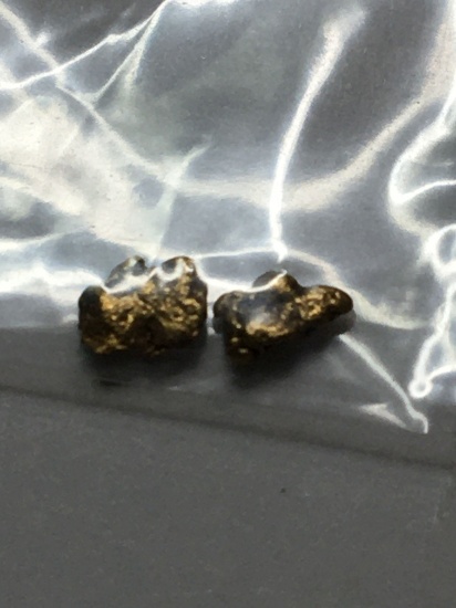 Gold Nuggets Alaskan Yellow Top End 22kt+ .112 Grams Top End Yellow