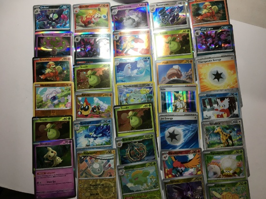 Pokemon Card Huge Lot 33 Cards All Holos Pack Fresh Mint Lots Of Rares