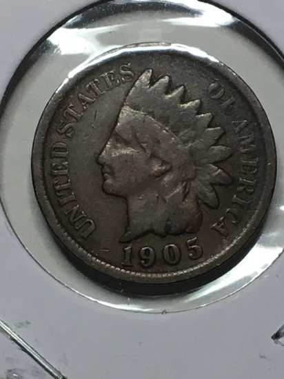 Indian Cent 1905 Nice Coin Original