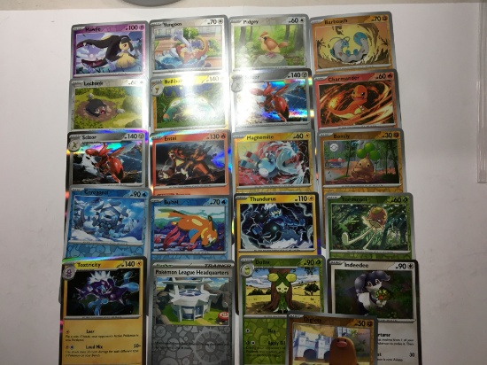 Pokemon Card Lot Of 21 Cards All Pack Fresh Holos Lots Of Rare Better Cards