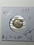 Nederalnds 1/10th G Silver 1947
