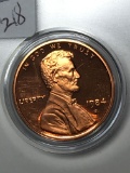 Lincoln Cent 1984 S Proof Red Cam In Hard Plastic Case Shot 70