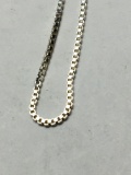 Vintage Sterling Silver Necklace Great Condition 18”
