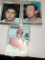 (3) 1970 Cards Phillies Pitcher Dick Selma  Indians O.F. Chuck Hinton Braves Pitcher Hoyt Wilhelm
