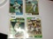 4) Hall Of Fame Cards Luis Aparicio Steve Carlton Rollie Fingers Don Sutton
