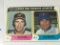 1974 2 Hall Of Famers Card American League Orioles Jim Palmer  National League Mets Tom Seaver
