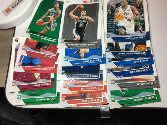 (16) Panini Rookie Cards Misc. Numbers N B A Hoop