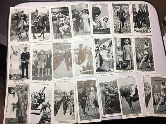 1930 Wills's Cigarette Cards Our King And Queen