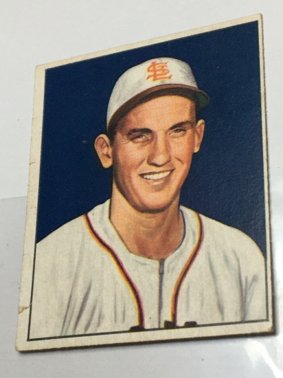 1950 Bowman Gum St. Louis Browns John Lester Moss