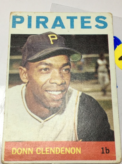 1964 Pittsburg Pirates Donn Clendenon Card