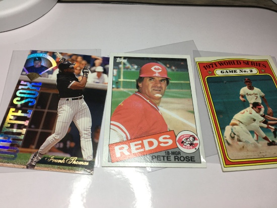 (3) 1971 Brooks Robinsons         1985 Pete Rose            1995 Frank Thomas