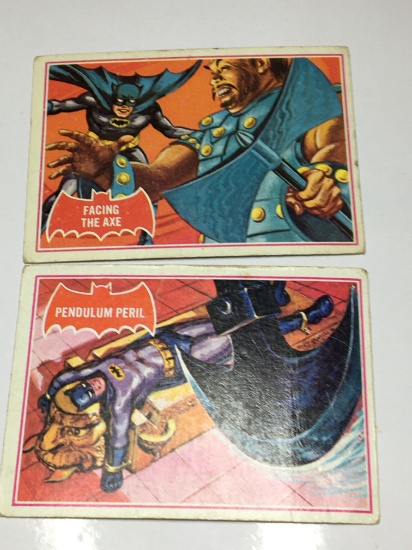 (2) 1966 National Periodical Batman Cards
