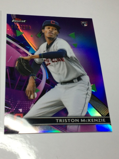 2021 Cleveland Indians Pitcher Triston  Mckenzie