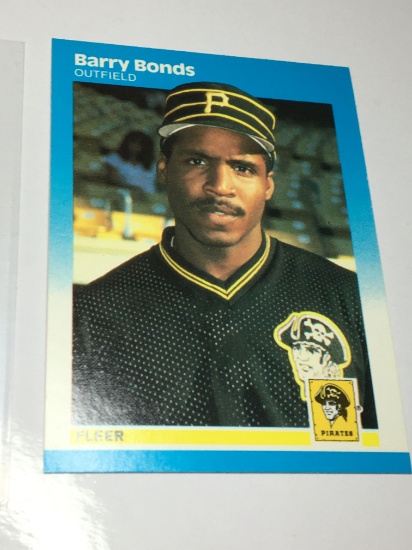 1987 Pittsburgh Pirates Outfielder Barry Bonds