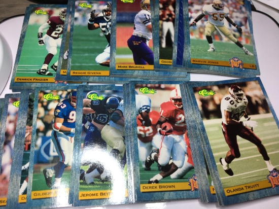 1993 Classic Games N. F. L. Draft Card Set Of 100
