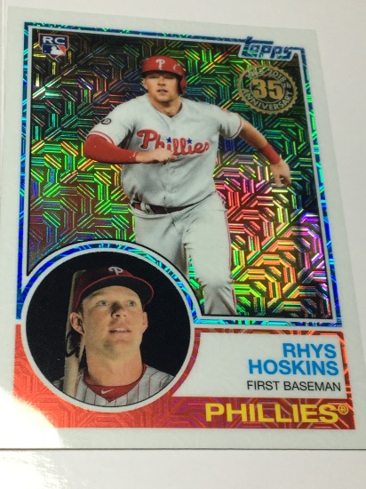 2018  Philadelphia Phillies 1st Baseman Rhys Hoskins