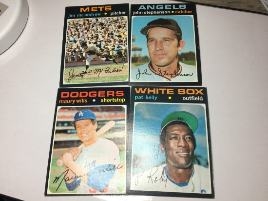 (4) White Sox Pat Kelly    Dodgers Maury Wills     Angels John Stephenson     Mets Jim Mc Andrew