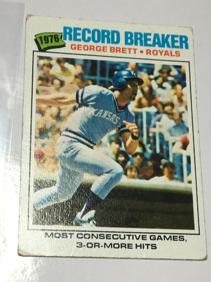 1976 Record Breaker Kansas City Royals George Brett