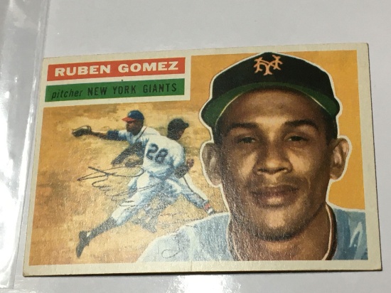 1956 New York Giants Pitcher Ruben Gomez