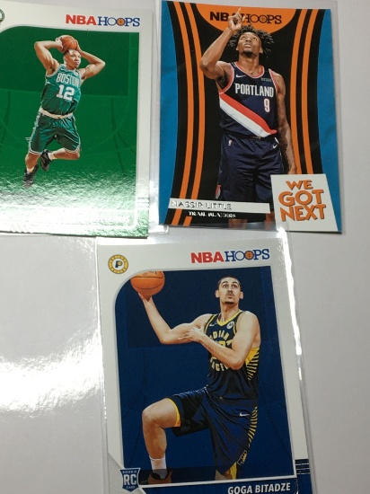 (3) 2019-2020 Panini Cards Nassir Little  Giga Bitadze Grant Williams