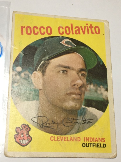 1959 Cleveland Indians Outfielder Rocco Colavito